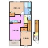 パストラーレ涼　Ｂ棟 2LDKの間取り
