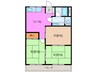 川方マンションⅠ 3DKの間取り