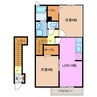 アイファインＥ 2LDKの間取り