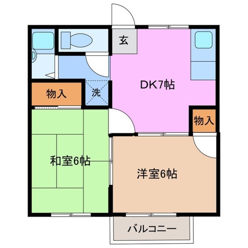 間取図 エクセレンス城山
