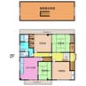 高茶屋6丁目戸建て 4LDKの間取り