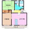 コーポワールド　Ｃ棟 2LDKの間取り
