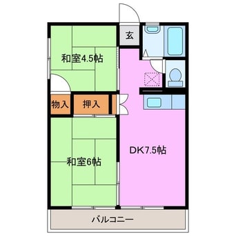 間取図 サンフレンズ藤方