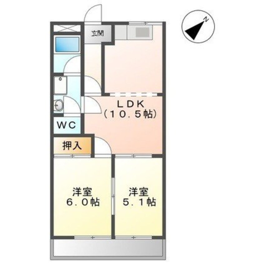間取図 Ｓｔａｒ　Ｈｉｔｓ