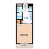 キャッスル１２３ 1Kの間取り
