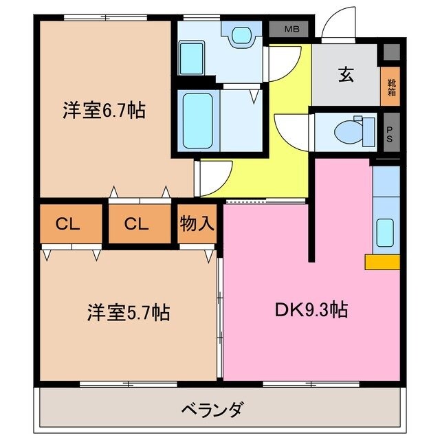 間取り図 メルベーユ