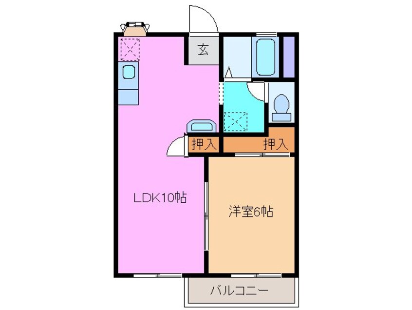 間取図 メゾン山本