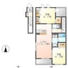 ラピュタ伍番館 2LDKの間取り