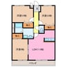 ハイム中川Ⅲ 3LDKの間取り