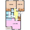 グランベルハウス 2LDKの間取り