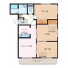 ルネスハピネス持川 3LDKの間取り