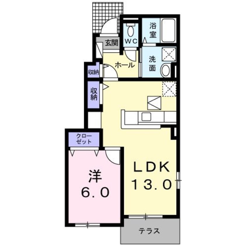 間取図 ランドマーク　０８２６　Ⅰ