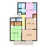 アンフィニ 3DKの間取り