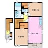 シード・ナーザリー 2LDKの間取り