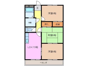 間取図 らべんだー