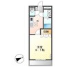 マリンガーデン 1Kの間取り