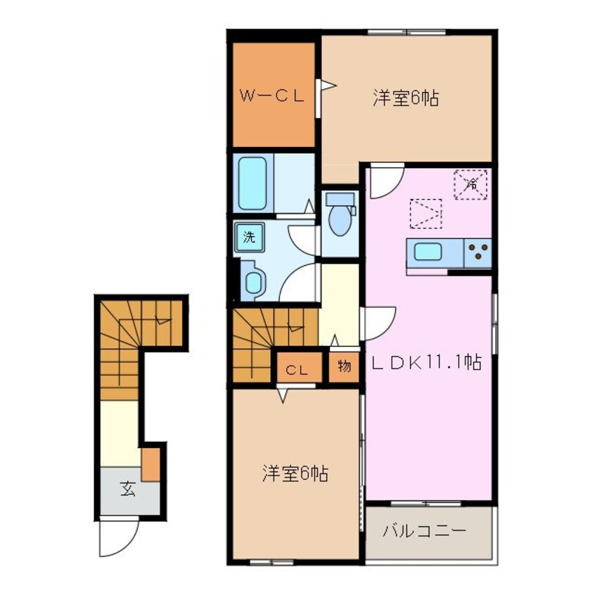 間取図 シエラ　Ｂ