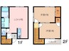 ソレイユ21　B棟 2LDKの間取り