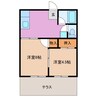 ＯＧＴｅｒｒａｃｅ 2DKの間取り
