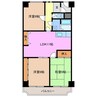 エスパーニャ花菱　北館 3LDKの間取り