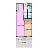 マエストロ伊勢 1LDKの間取り