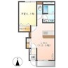 ウィンフィールドＢ棟 1LDKの間取り