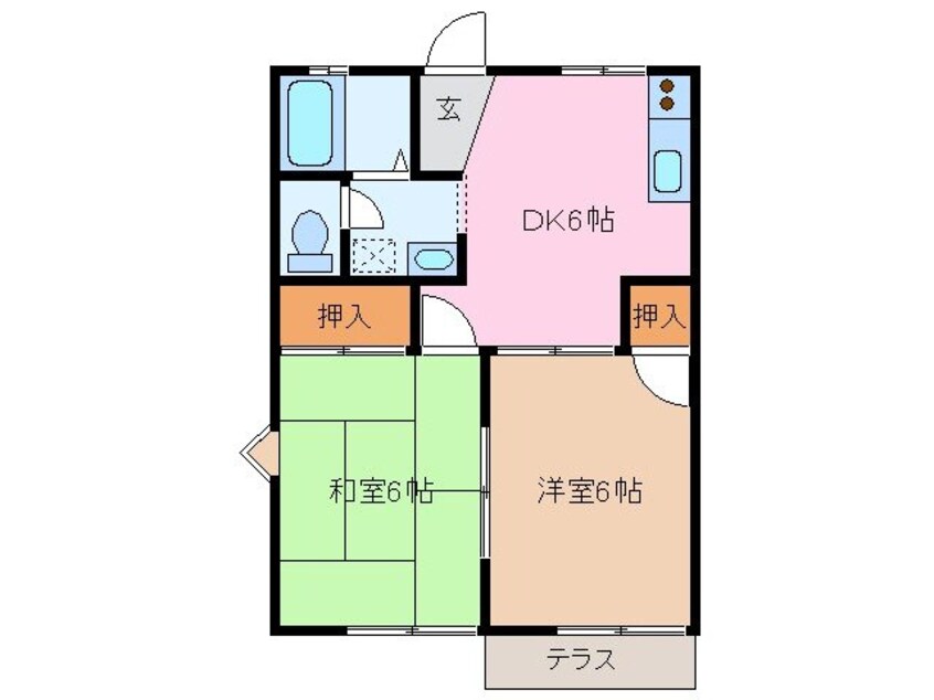 間取図 グラバーハウスファミリー