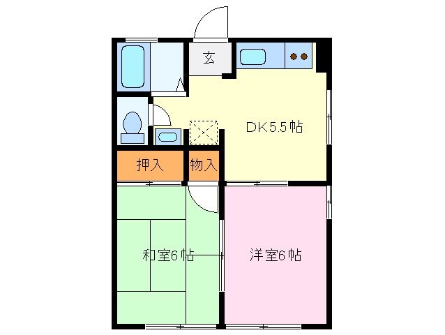 間取り図 賢島ハイツ