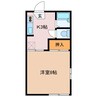 賢島ハイツ 1Kの間取り