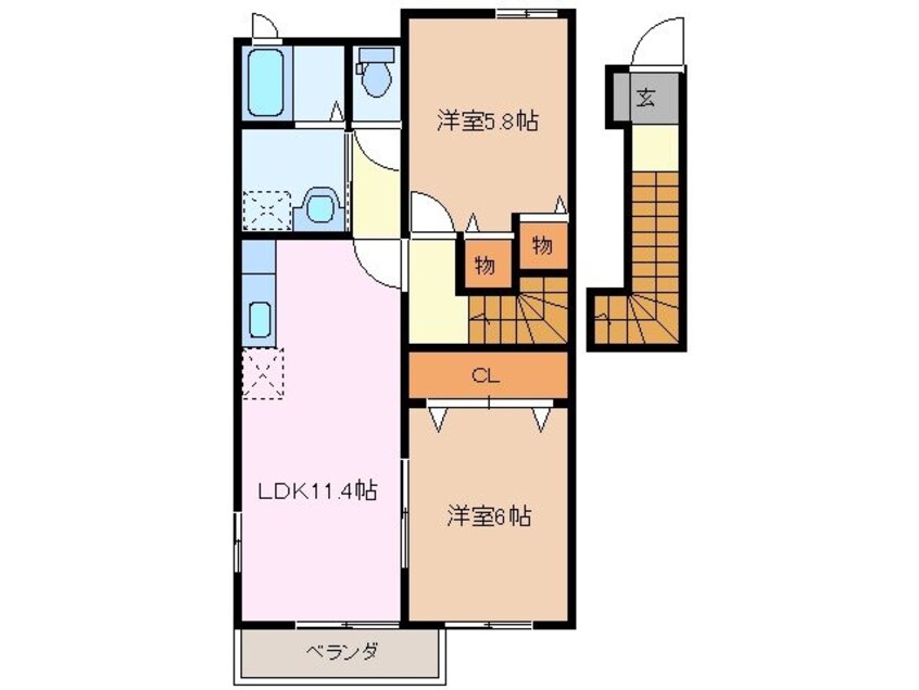 間取図 フラン・メゾン