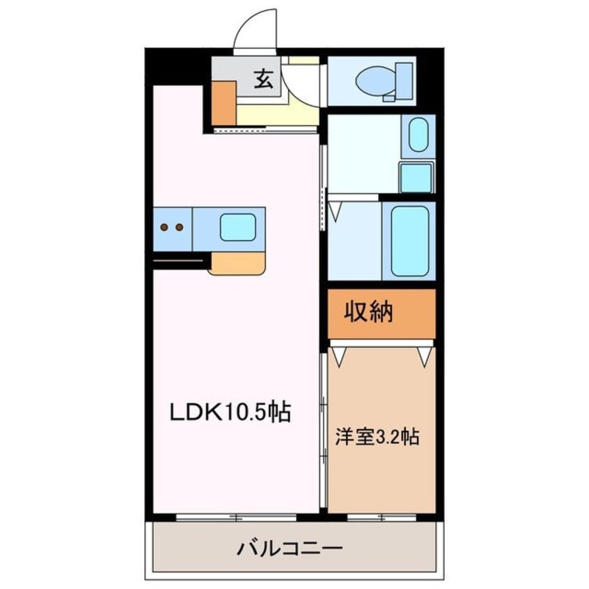 間取図 シエン　フルール