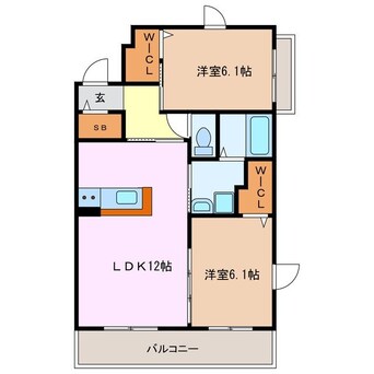 間取図 プランタン ユイット