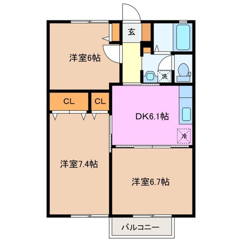 間取図 ダイヤディアス