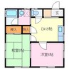 ハイツエム 2DKの間取り