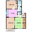 コーポフェニックス　Dの間取図
