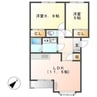 ルミエールB 2LDKの間取り