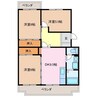 クレール船江山 3DKの間取り