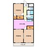 シンプルライフ１８ 3DKの間取り