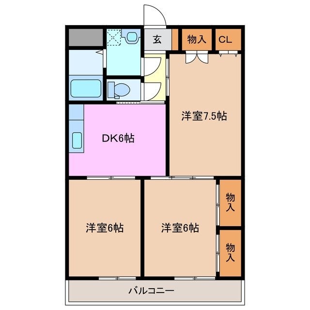 間取り図 ドミール橋爪
