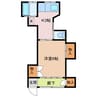 ハイツ川向井別棟 1Kの間取り