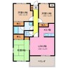 ＧａｒｄｅｎＭａｎｓｉｏｎひまわり館 3LDKの間取り