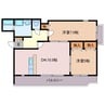 テージス 2LDKの間取り