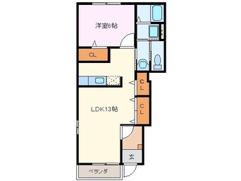 間取図 セレッソ　Ｂ棟