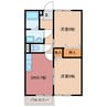 ハイツビレッジコート 2DKの間取り
