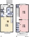 Ｔｉｊｕａｎａ　Ｅａｓｔ 2LDKの間取り