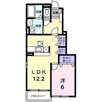 間取図 ヴェルデ・ルーチェ　Ｂ棟