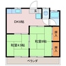 蓬莱荘 2DKの間取り