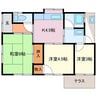 千歳荘（宮前529-1）　2 3Kの間取り