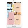 シグナル 2DKの間取り