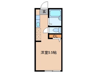 間取図 ダンケタカミヤⅡ